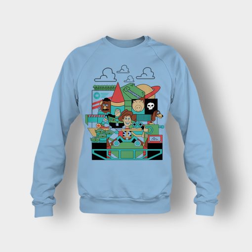 Pixar-Cartoon-Disney-Toy-Story-Crewneck-Sweatshirt-Light-Blue