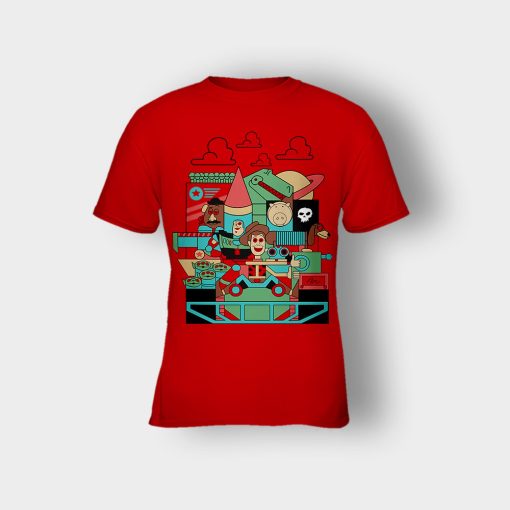 Pixar-Cartoon-Disney-Toy-Story-Kids-T-Shirt-Red