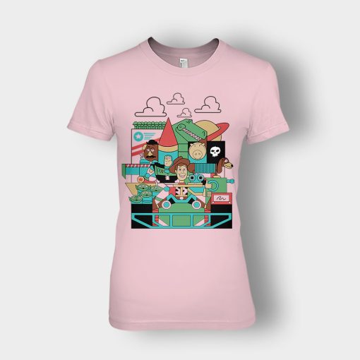 Pixar-Cartoon-Disney-Toy-Story-Ladies-T-Shirt-Light-Pink