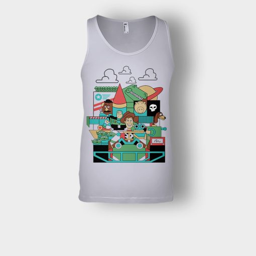 Pixar-Cartoon-Disney-Toy-Story-Unisex-Tank-Top-Sport-Grey