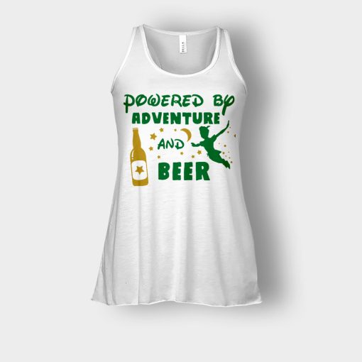 Powered-By-Adventure-and-Beer-Disney-Peter-Pan-Bella-Womens-Flowy-Tank-White