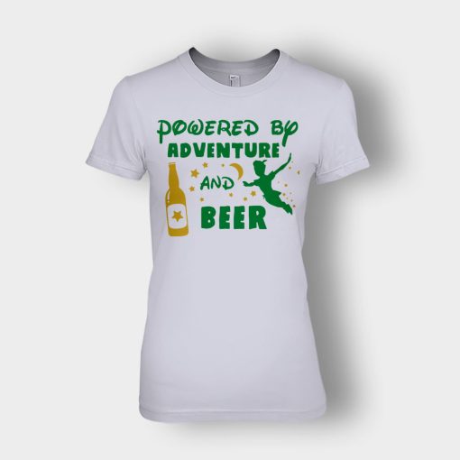 Powered-By-Adventure-and-Beer-Disney-Peter-Pan-Ladies-T-Shirt-Sport-Grey