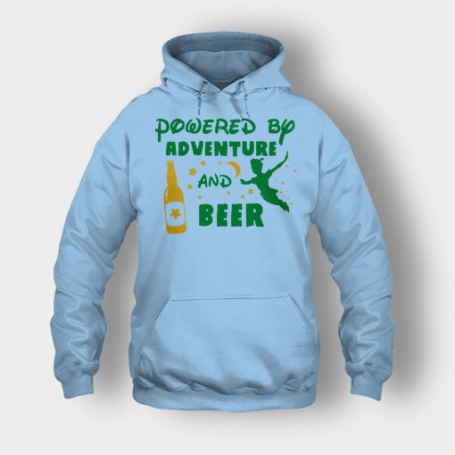 Powered-By-Adventure-and-Beer-Disney-Peter-Pan-Unisex-Hoodie-Light-Blue