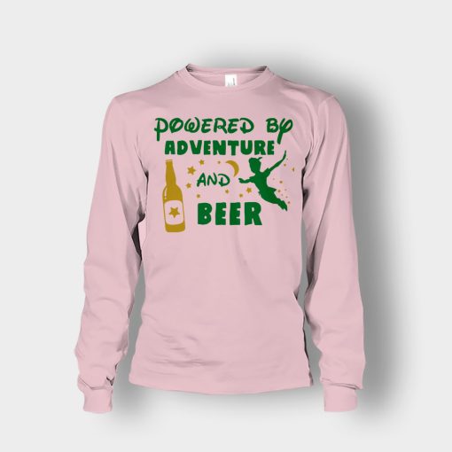Powered-By-Adventure-and-Beer-Disney-Peter-Pan-Unisex-Long-Sleeve-Light-Pink
