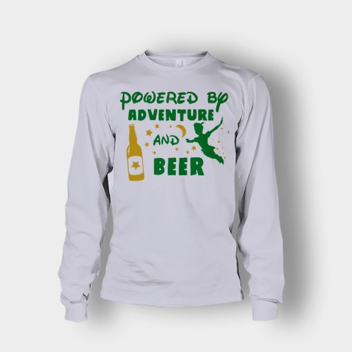 Powered-By-Adventure-and-Beer-Disney-Peter-Pan-Unisex-Long-Sleeve-Sport-Grey