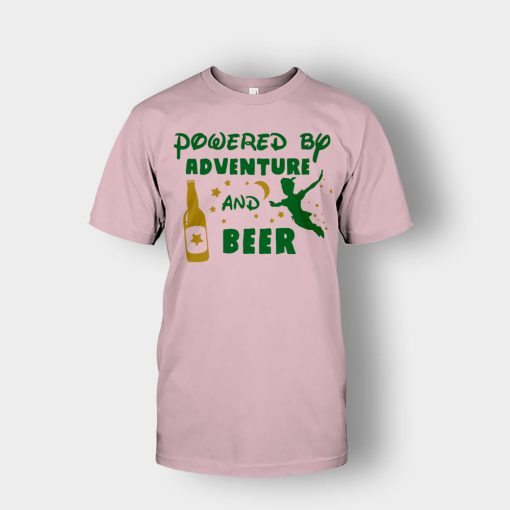 Powered-By-Adventure-and-Beer-Disney-Peter-Pan-Unisex-T-Shirt-Light-Pink