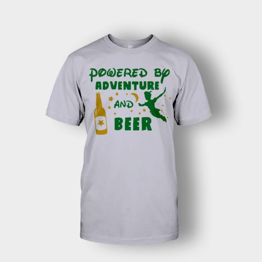 Powered-By-Adventure-and-Beer-Disney-Peter-Pan-Unisex-T-Shirt-Sport-Grey