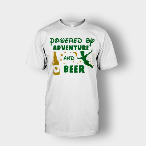 Powered-By-Adventure-and-Beer-Disney-Peter-Pan-Unisex-T-Shirt-White
