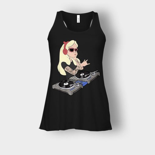 Princess-Dj-Disney-Bella-Womens-Flowy-Tank-Black