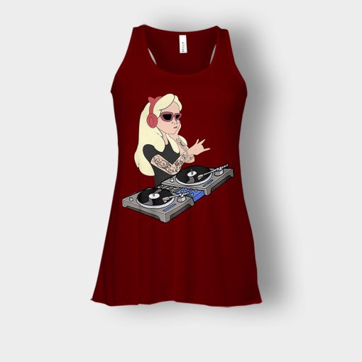 Princess-Dj-Disney-Bella-Womens-Flowy-Tank-Maroon