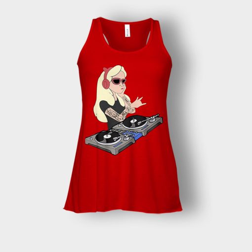 Princess-Dj-Disney-Bella-Womens-Flowy-Tank-Red