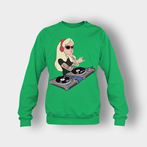 Princess-Dj-Disney-Crewneck-Sweatshirt-Irish-Green