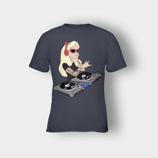 Princess-Dj-Disney-Kids-T-Shirt-Dark-Heather