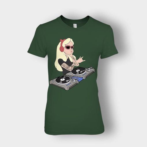 Princess-Dj-Disney-Ladies-T-Shirt-Forest