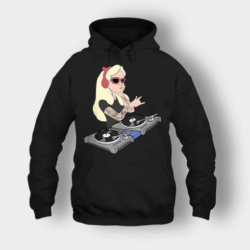 Princess-Dj-Disney-Unisex-Hoodie-Black