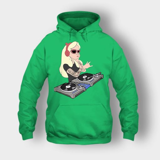 Princess-Dj-Disney-Unisex-Hoodie-Irish-Green