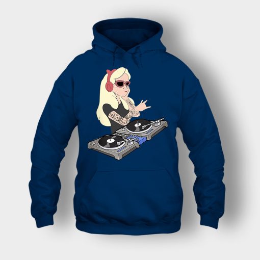 Princess-Dj-Disney-Unisex-Hoodie-Navy