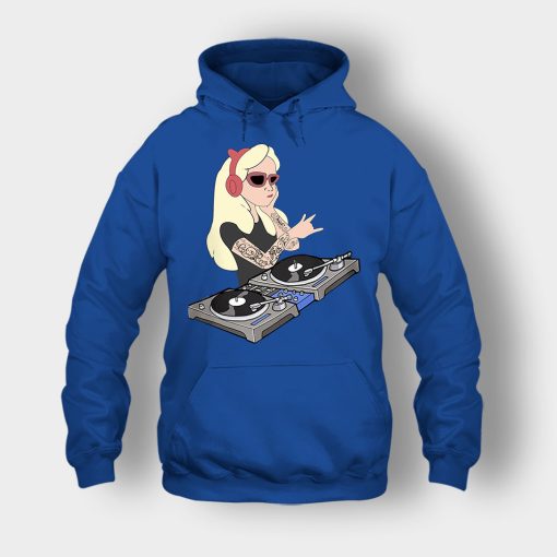 Princess-Dj-Disney-Unisex-Hoodie-Royal