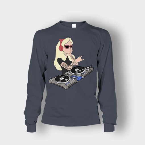 Princess-Dj-Disney-Unisex-Long-Sleeve-Dark-Heather