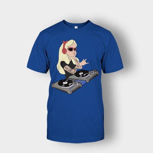 Princess-Dj-Disney-Unisex-T-Shirt-Royal