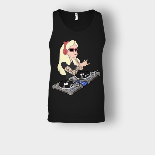 Princess-Dj-Disney-Unisex-Tank-Top-Black