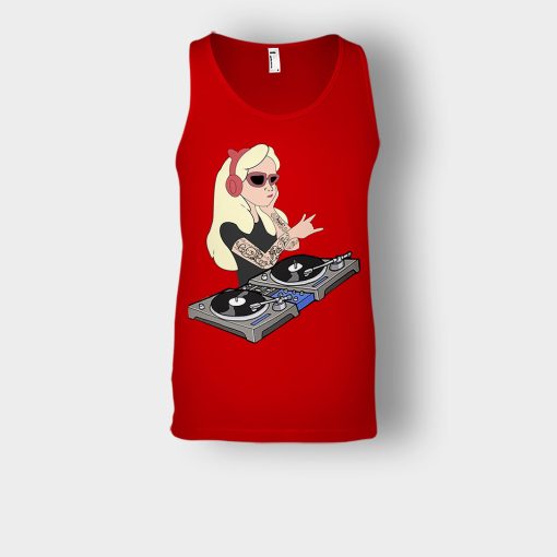 Princess-Dj-Disney-Unisex-Tank-Top-Red