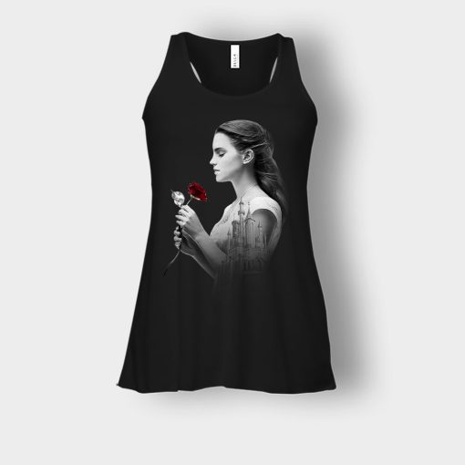 Princess-Trapped-In-Castle-Disney-Beauty-And-The-Beast-Bella-Womens-Flowy-Tank-Black