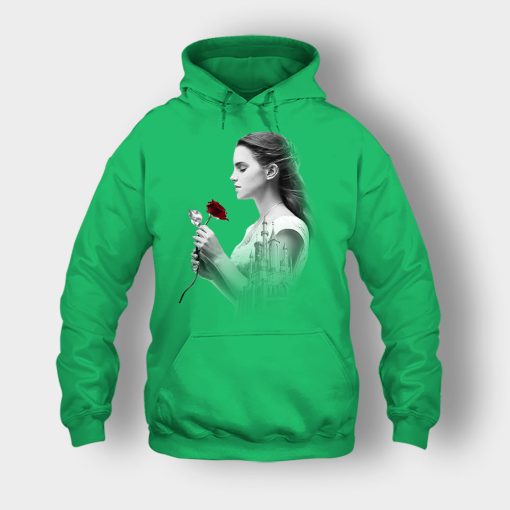 Princess-Trapped-In-Castle-Disney-Beauty-And-The-Beast-Unisex-Hoodie-Irish-Green