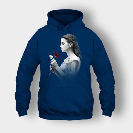 Princess-Trapped-In-Castle-Disney-Beauty-And-The-Beast-Unisex-Hoodie-Navy