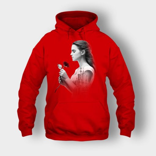 Princess-Trapped-In-Castle-Disney-Beauty-And-The-Beast-Unisex-Hoodie-Red