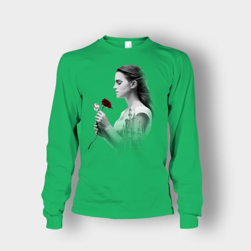 Princess-Trapped-In-Castle-Disney-Beauty-And-The-Beast-Unisex-Long-Sleeve-Irish-Green