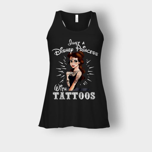 Princess-With-Tattoos-Disney-Bella-Womens-Flowy-Tank-Black