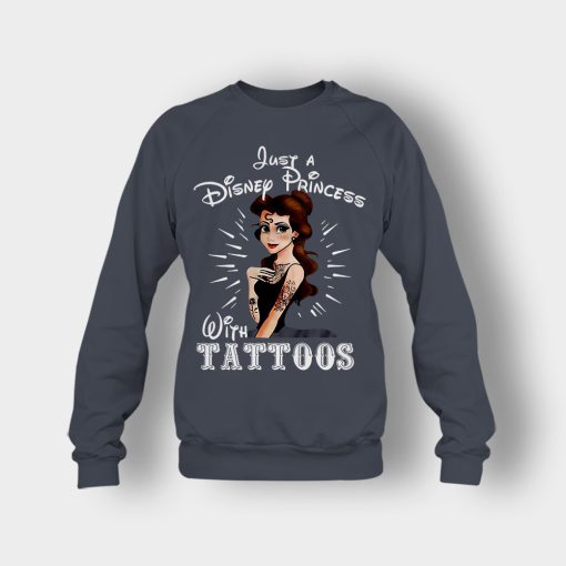 Princess-With-Tattoos-Disney-Crewneck-Sweatshirt-Dark-Heather