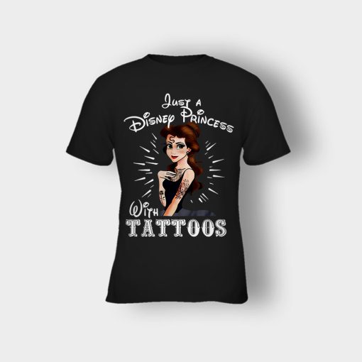 Princess-With-Tattoos-Disney-Kids-T-Shirt-Black