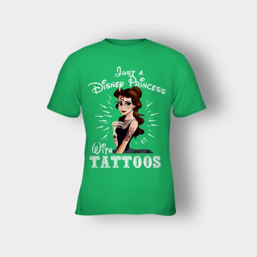 Princess-With-Tattoos-Disney-Kids-T-Shirt-Irish-Green