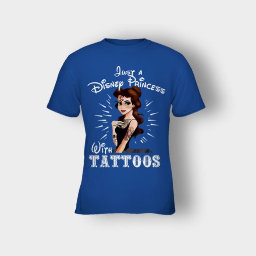 Princess-With-Tattoos-Disney-Kids-T-Shirt-Royal