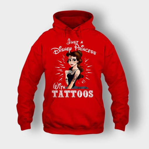 Princess-With-Tattoos-Disney-Unisex-Hoodie-Red