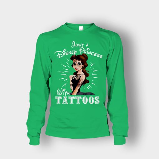 Princess-With-Tattoos-Disney-Unisex-Long-Sleeve-Irish-Green