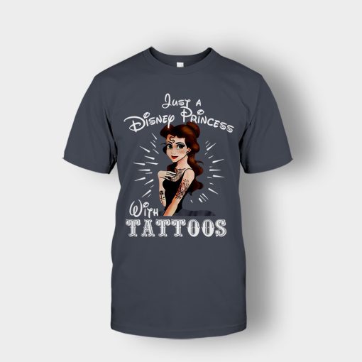 Princess-With-Tattoos-Disney-Unisex-T-Shirt-Dark-Heather