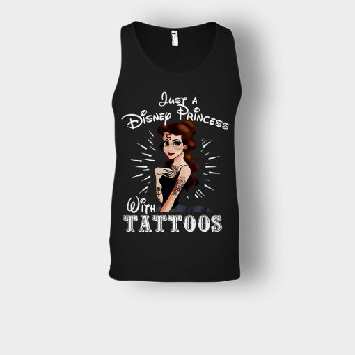 Princess-With-Tattoos-Disney-Unisex-Tank-Top-Black