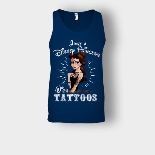 Princess-With-Tattoos-Disney-Unisex-Tank-Top-Navy