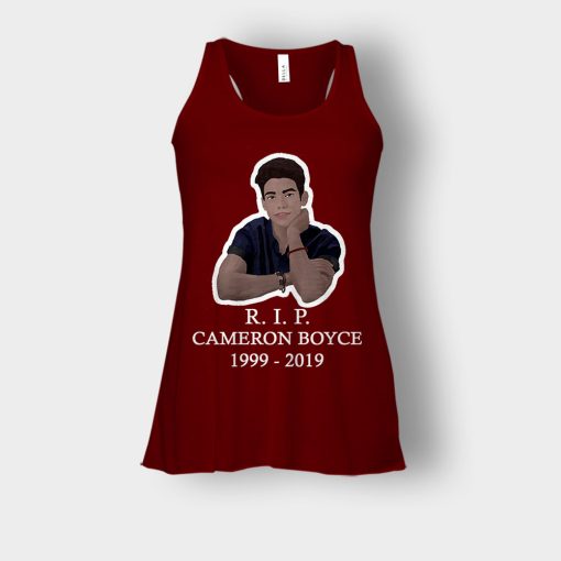 RIP-Cameron-Boyce-1999-2019-Rest-in-Peace-Cameron-Boyce-Bella-Womens-Flowy-Tank-Maroon