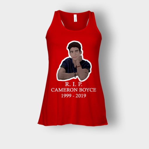 RIP-Cameron-Boyce-1999-2019-Rest-in-Peace-Cameron-Boyce-Bella-Womens-Flowy-Tank-Red