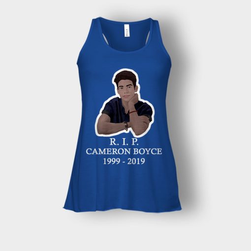 RIP-Cameron-Boyce-1999-2019-Rest-in-Peace-Cameron-Boyce-Bella-Womens-Flowy-Tank-Royal