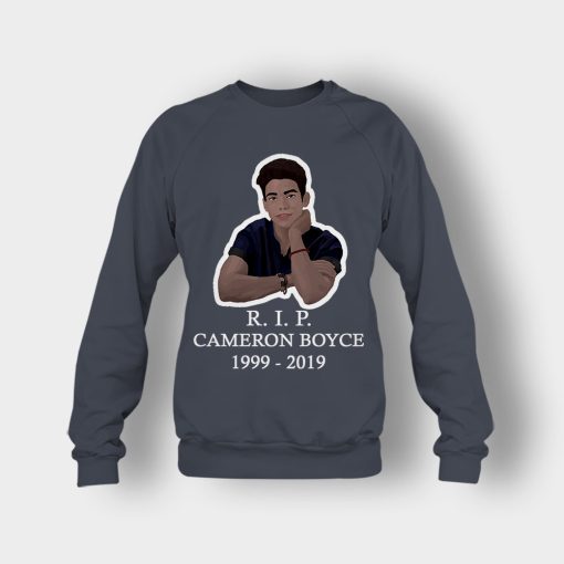 RIP-Cameron-Boyce-1999-2019-Rest-in-Peace-Cameron-Boyce-Crewneck-Sweatshirt-Dark-Heather