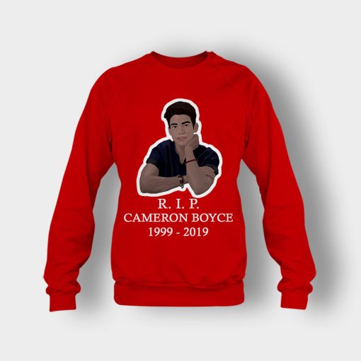 RIP-Cameron-Boyce-1999-2019-Rest-in-Peace-Cameron-Boyce-Crewneck-Sweatshirt-Red