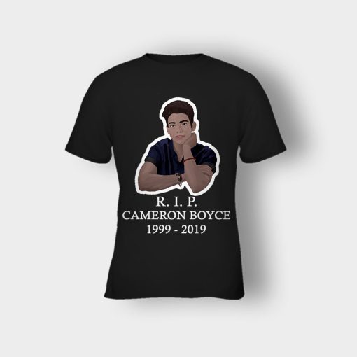 RIP-Cameron-Boyce-1999-2019-Rest-in-Peace-Cameron-Boyce-Kids-T-Shirt-Black