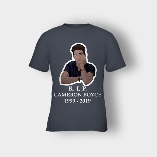 RIP-Cameron-Boyce-1999-2019-Rest-in-Peace-Cameron-Boyce-Kids-T-Shirt-Dark-Heather