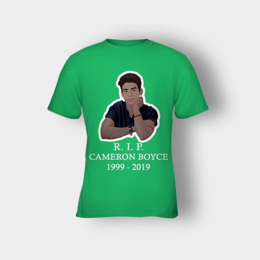 RIP-Cameron-Boyce-1999-2019-Rest-in-Peace-Cameron-Boyce-Kids-T-Shirt-Irish-Green