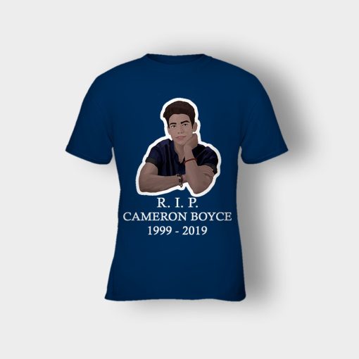 RIP-Cameron-Boyce-1999-2019-Rest-in-Peace-Cameron-Boyce-Kids-T-Shirt-Navy